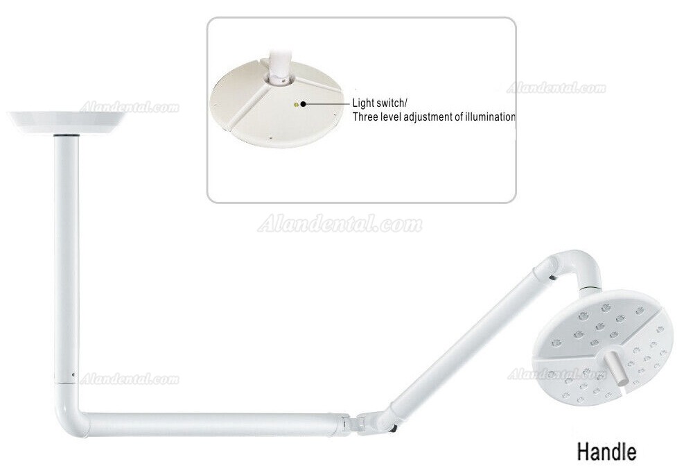 KWS KD-2018-D1 27 Holes Dental LED Surgical Shadowless Light Touch Switch Ceiling Mounted